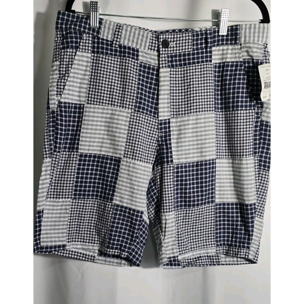 Brooks Brothers Shorts‎ Mens 33 NWT Patchwork Madras 9" Plaid Preppy $70